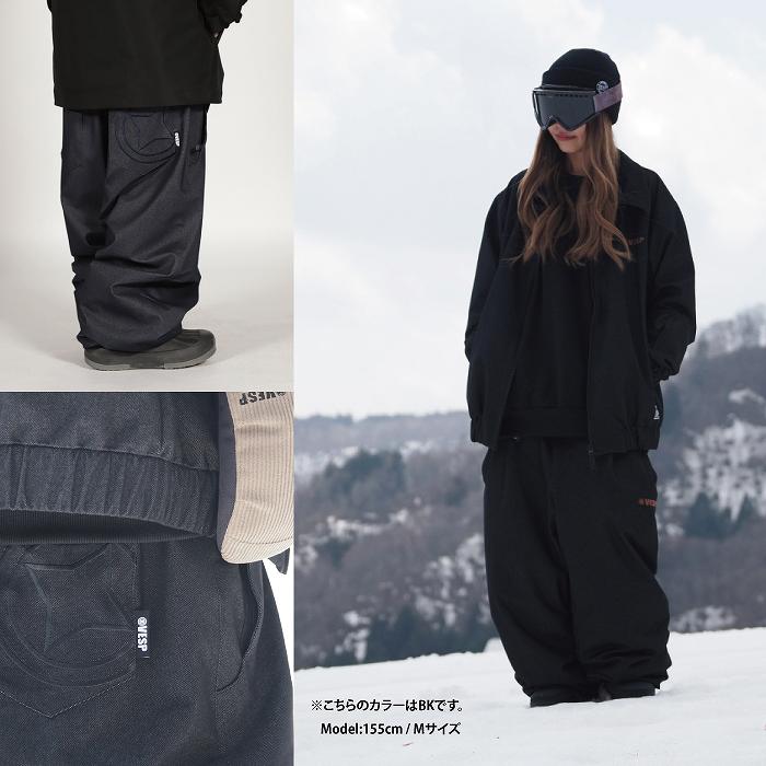 VESP べスプ VPMP1054 Denim Wide Jogger Pants BK 24-25 ウエア