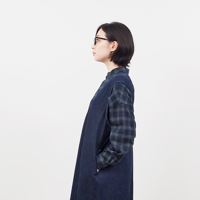 NARU(ナル) 8ozムラデニムジャンパースカート 649805 | BOTTOMS