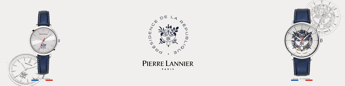 ピエールラニエ×エリゼ 自動巻き メンズ 腕時計 スケルトン 革ベルト