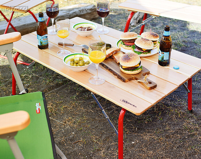 castelmerlino カステルメルリーノ ハイ＆ローキャンパーテーブル 100