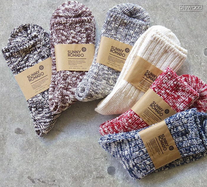 ナチュラル ヘンプ ソックス SUNNY NOMADO | 新着 | plywood(プライウッド)