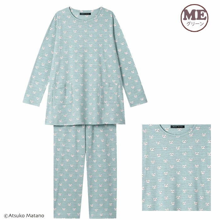 ワコール Wacoal パジャマ (Mサイズ Lサイズ) アツコマタノ レディース