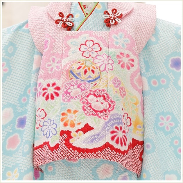 3歳女の子七五三総絞り正絹着物レンタル｜京友禅の高級プレミアム被布