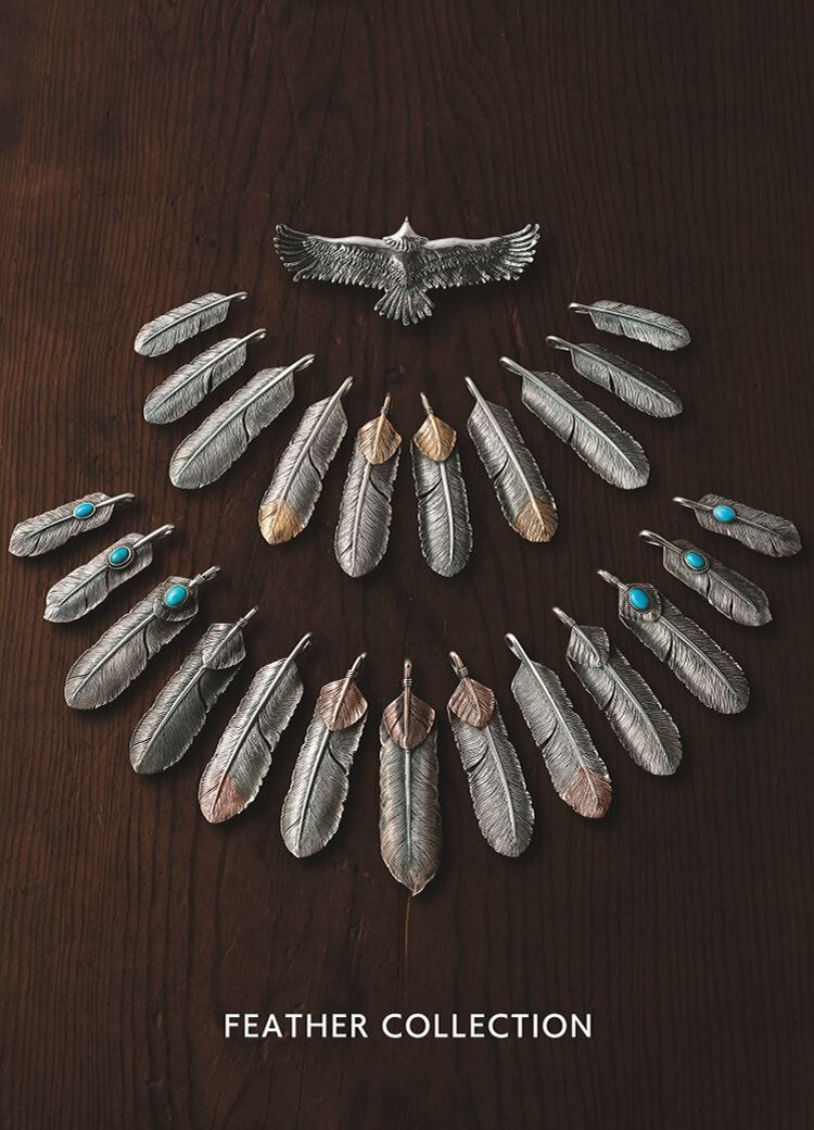 SAAD 白焼き小イーグル 白焼きフェザー セット