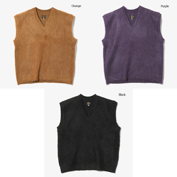 セール/50%OFF】Needles ニードルス Mohair Knit Vest -Solid- モヘア
