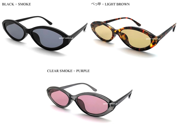 SOFT FOX NARROW SUNGLASS（ソフトフォックスナローサングラス）BLACK