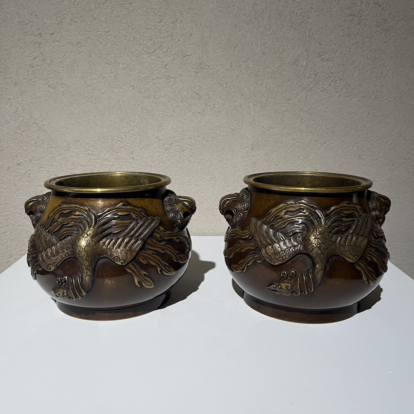 金谷 五郎三郎「唐銅火入」 ｜ 名古屋 北岡技芳堂