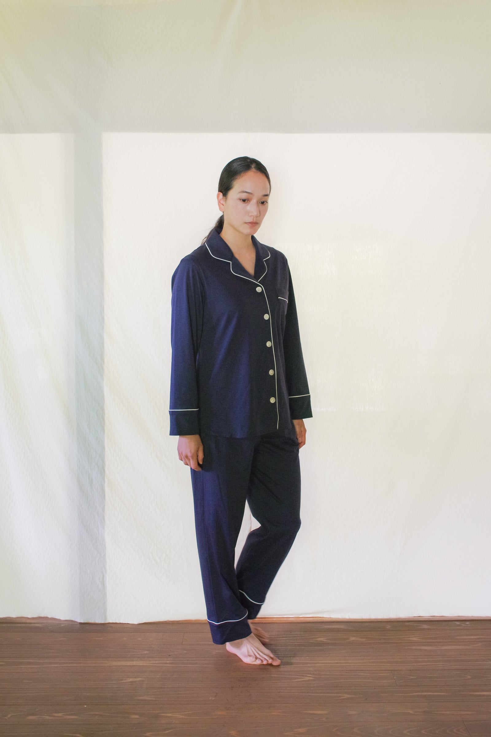 レディース シルキーオーガニックコットンパジャマ – GOOD NIGHT SUIT