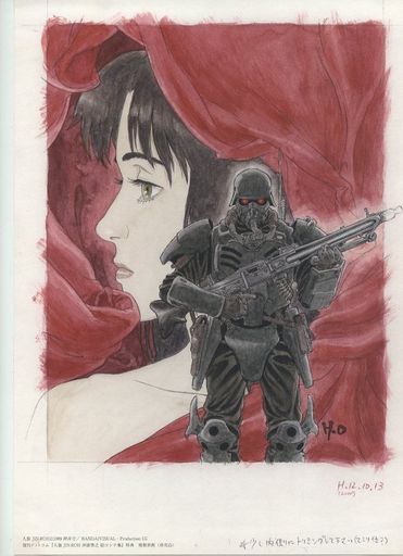 JIN ROH - Illustration Sheet (人狼 JIN-ROH 沖浦啓之絵コンテ集特典