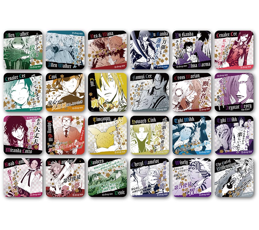 D.Gray-man Dグレ 缶バッジ コースター 特典 カード まとめ売り D.Gray