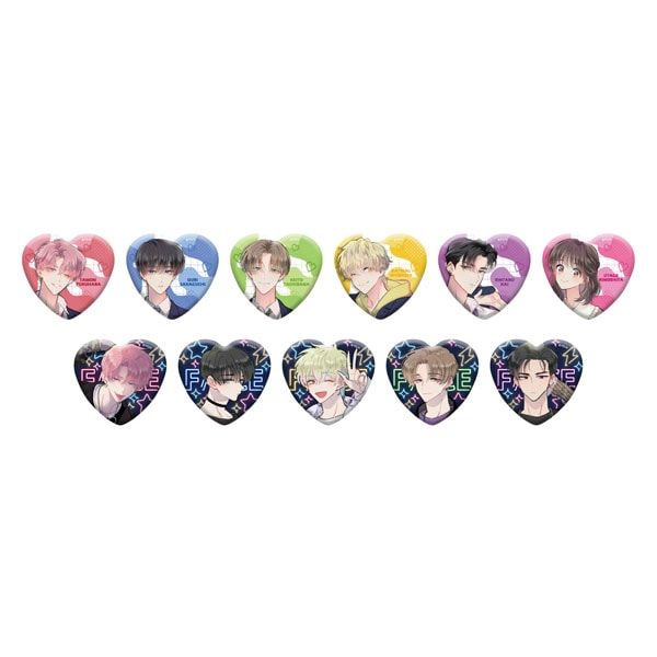 白泉社漫画商店｜【漫画商店】トレーディングハート形缶バッジ(師走