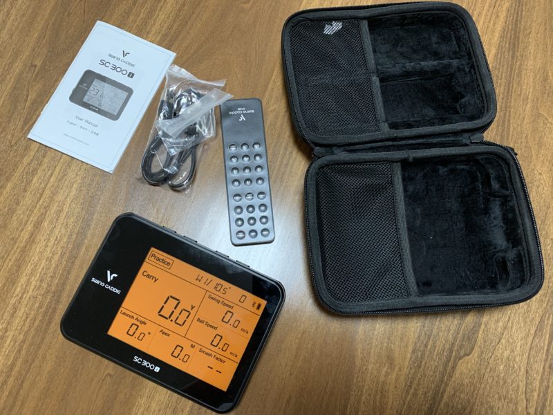 使用レポート】弾道計測器スイングキャディSC300iで飛距離を計測して