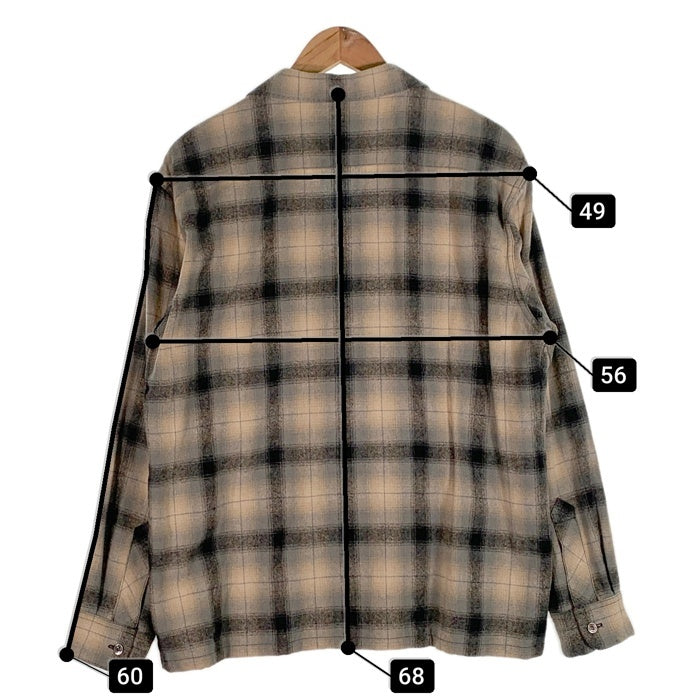 TENDERLOIN テンダーロイン 08AW T-WOOL SHIRT オンブレチェック