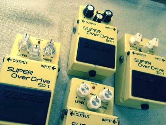 奥田民生など多数のギタリストが使用したBOSS のオーバードライブ SD-1