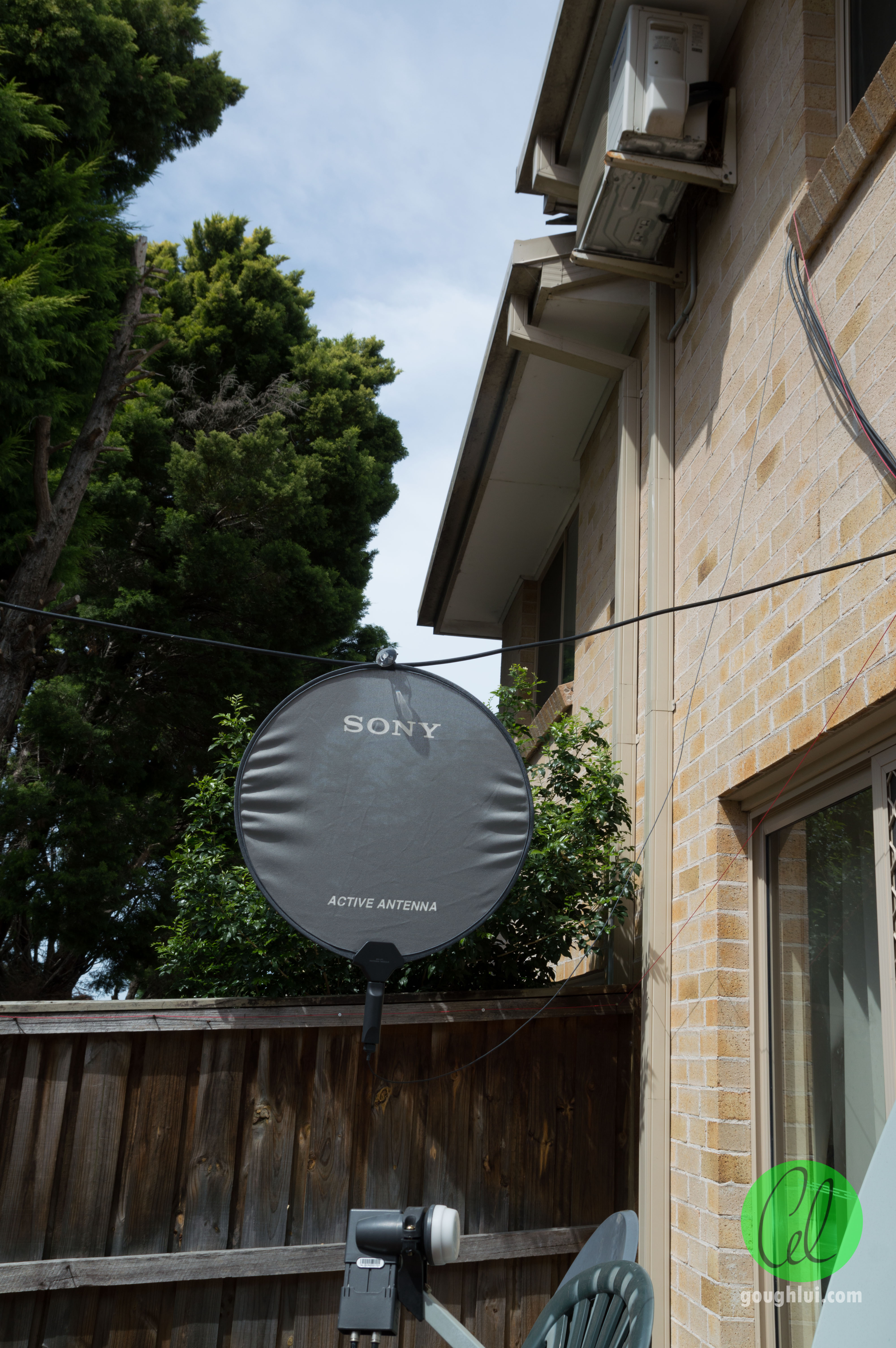 Sony AN-LP1 Active Loop Antenna: What about putting it outside