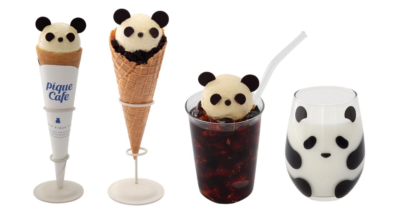 ジェラート ピケ カフェ」からキュートなパンダスイーツが登場