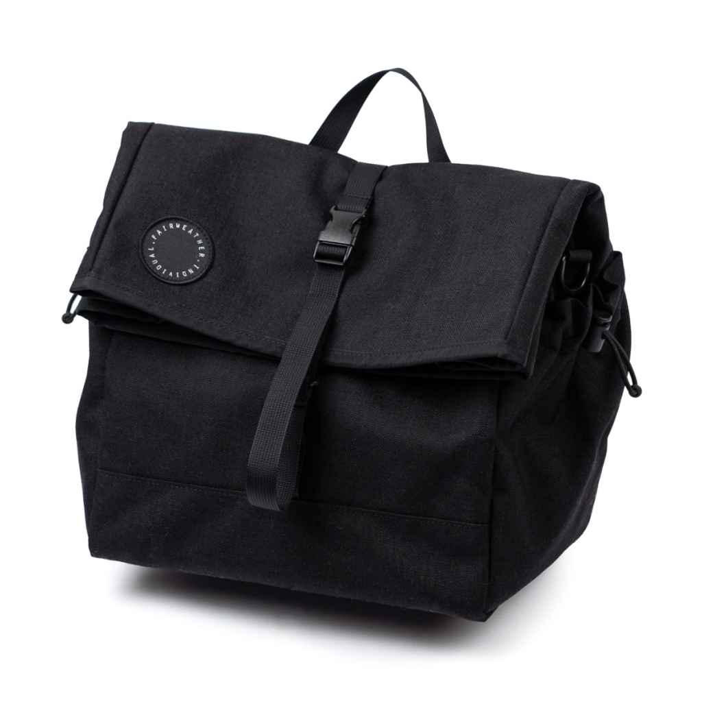 FAIRWEATHER* brompton bag mini (black) - BLUE LUG GLOBAL ONLINE STORE