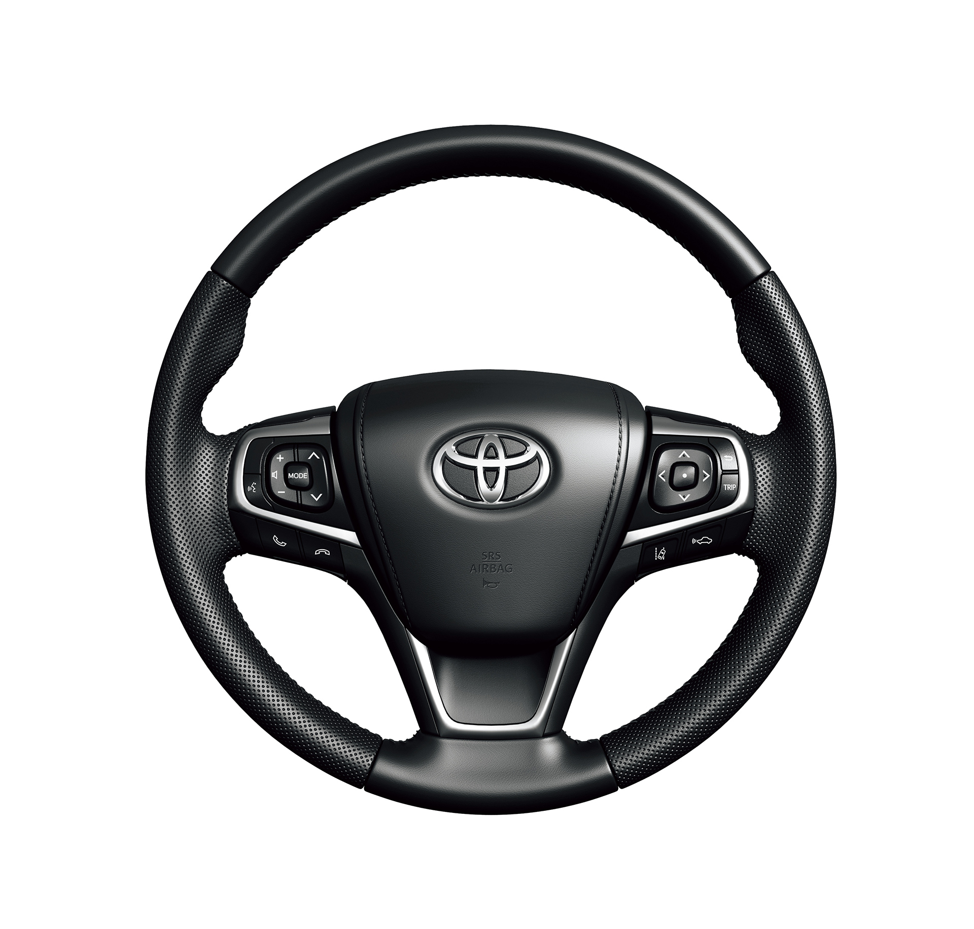 本革巻き3本スポーク ステアリングホイール (ディンプル加工) | トヨタ