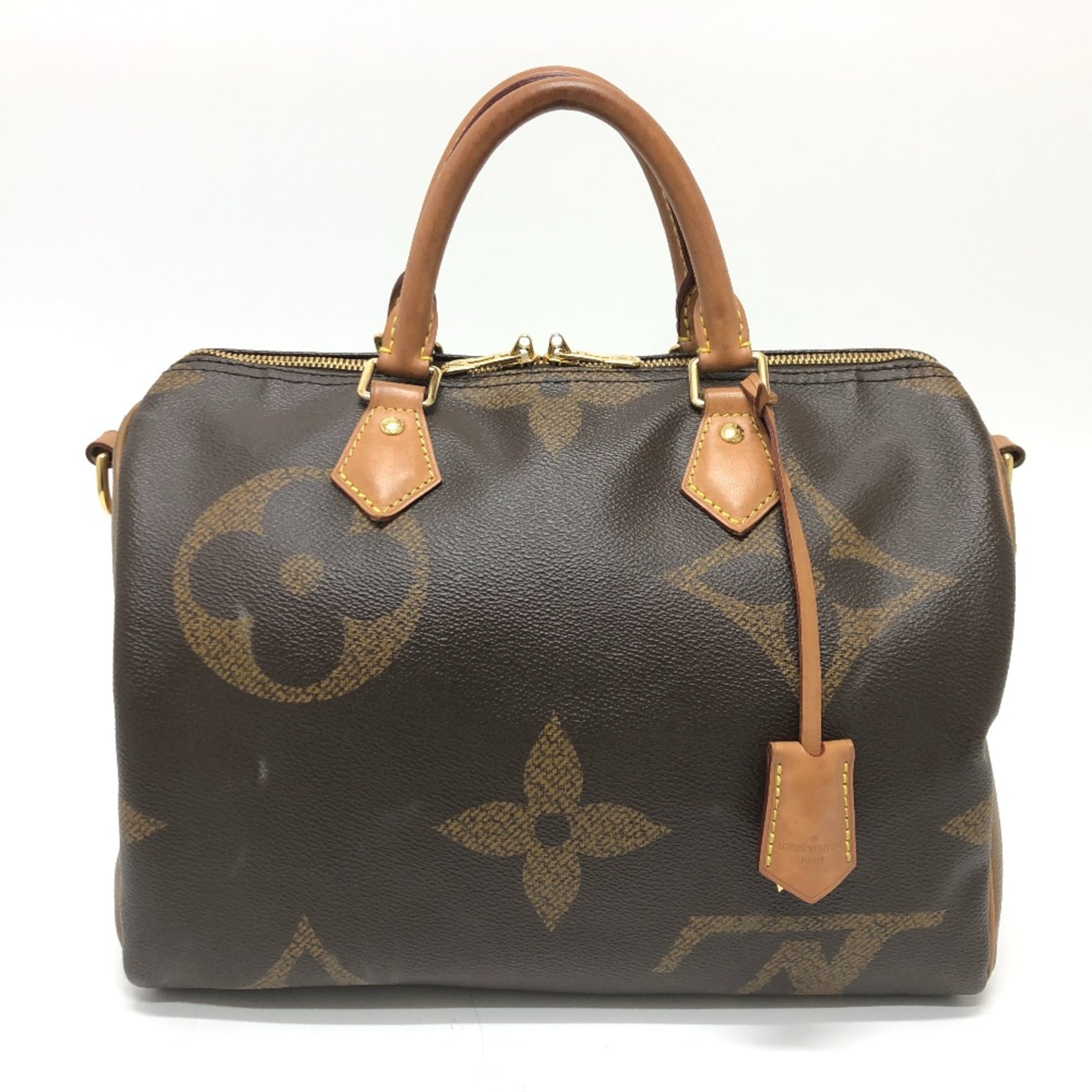 Louis Vuitton M44602 Monogram Giant Mini Duffle Bag Hand Bag Brown