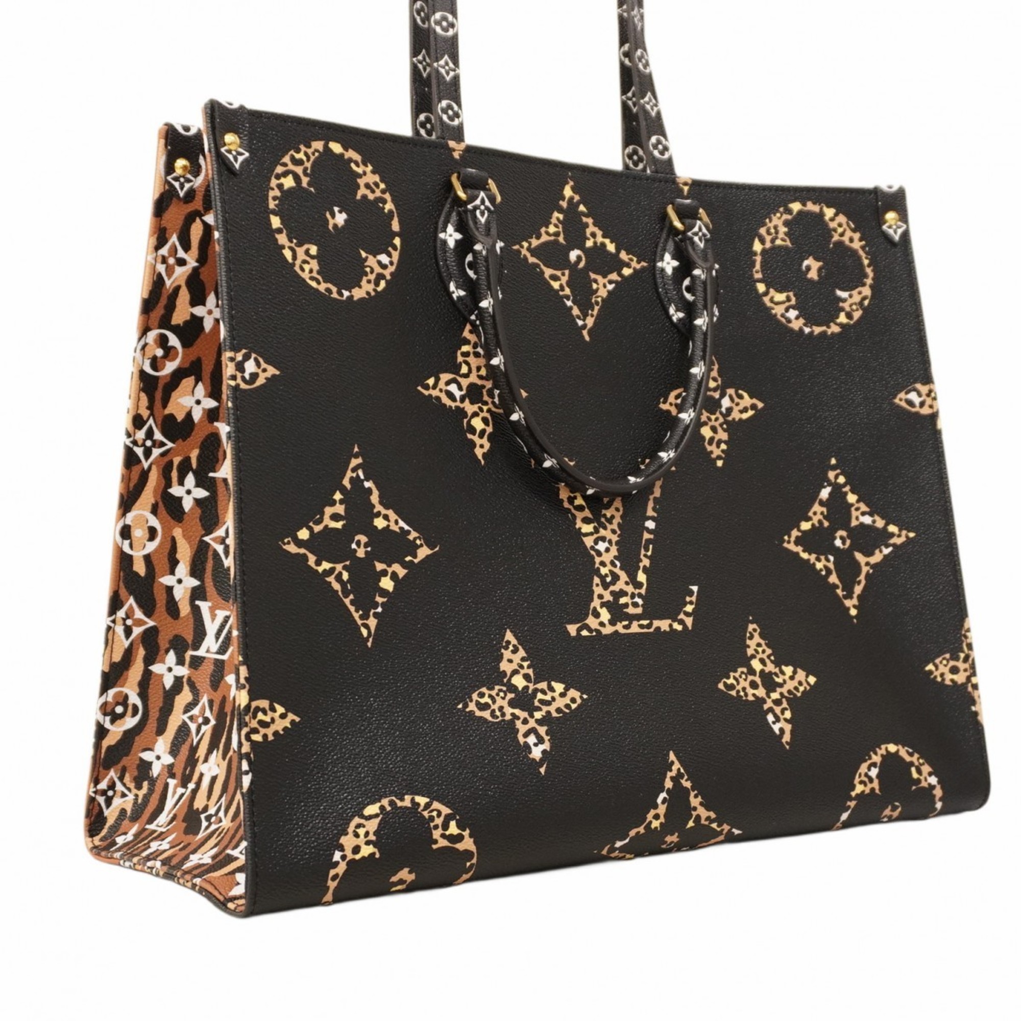 Louis Vuitton Monogram Jungle On the Go GM M44674 Noir Leopard