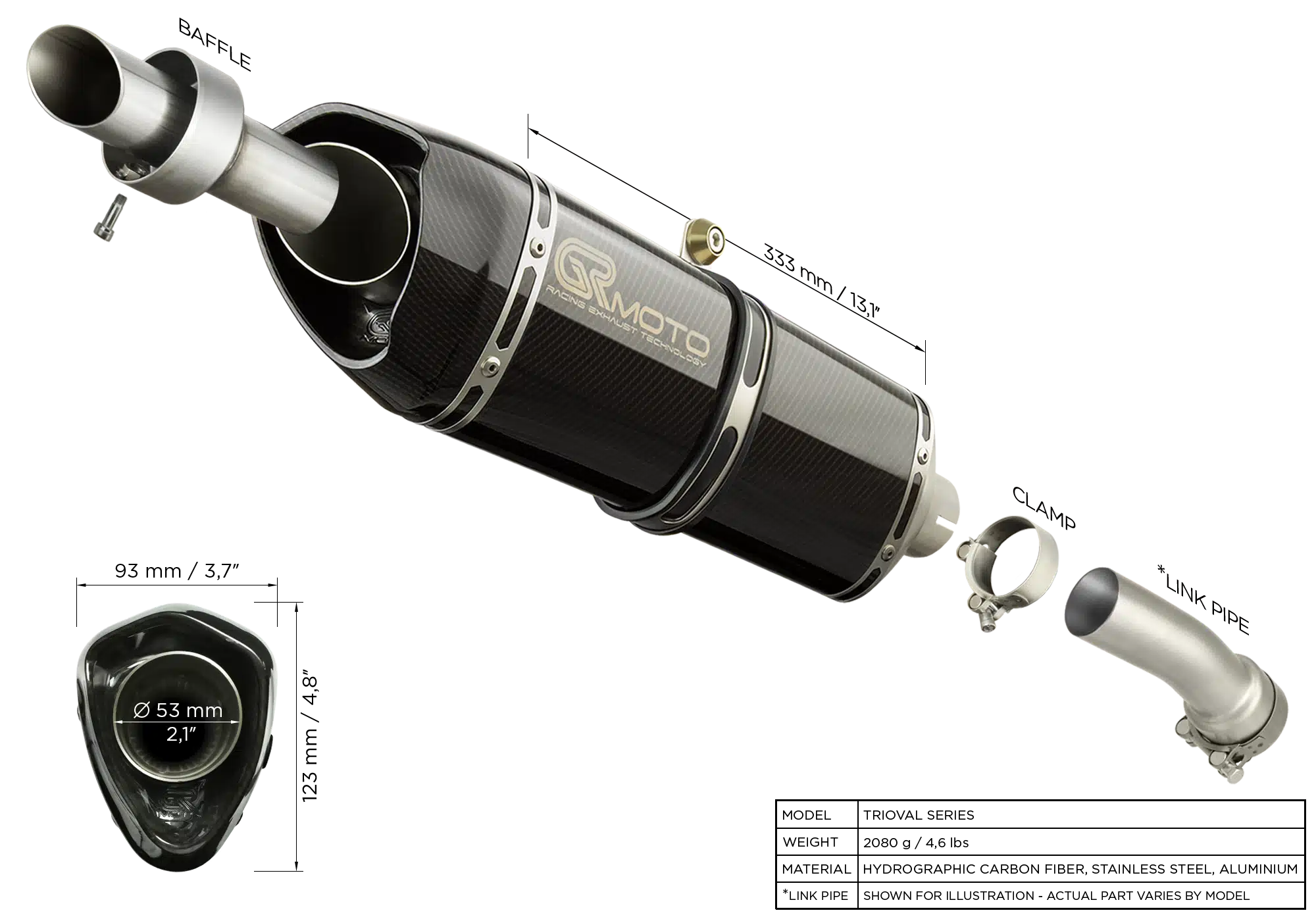 Kawasaki ZZR1400 NINJA (ZX14) 2012-2025 Half System Exhausts - GRMoto