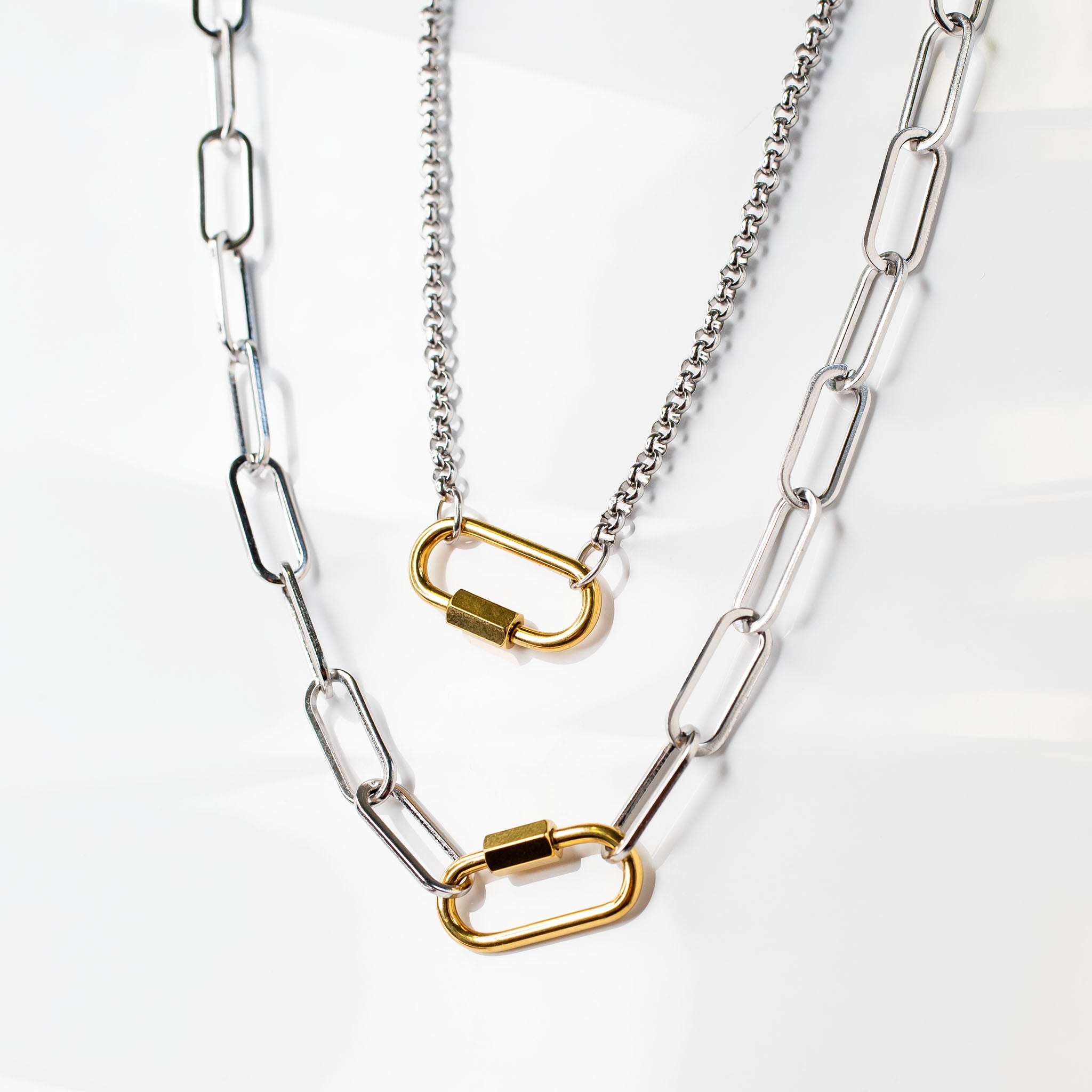 Emerson Waterproof Locking Carabiner Chain Necklace – Grayling