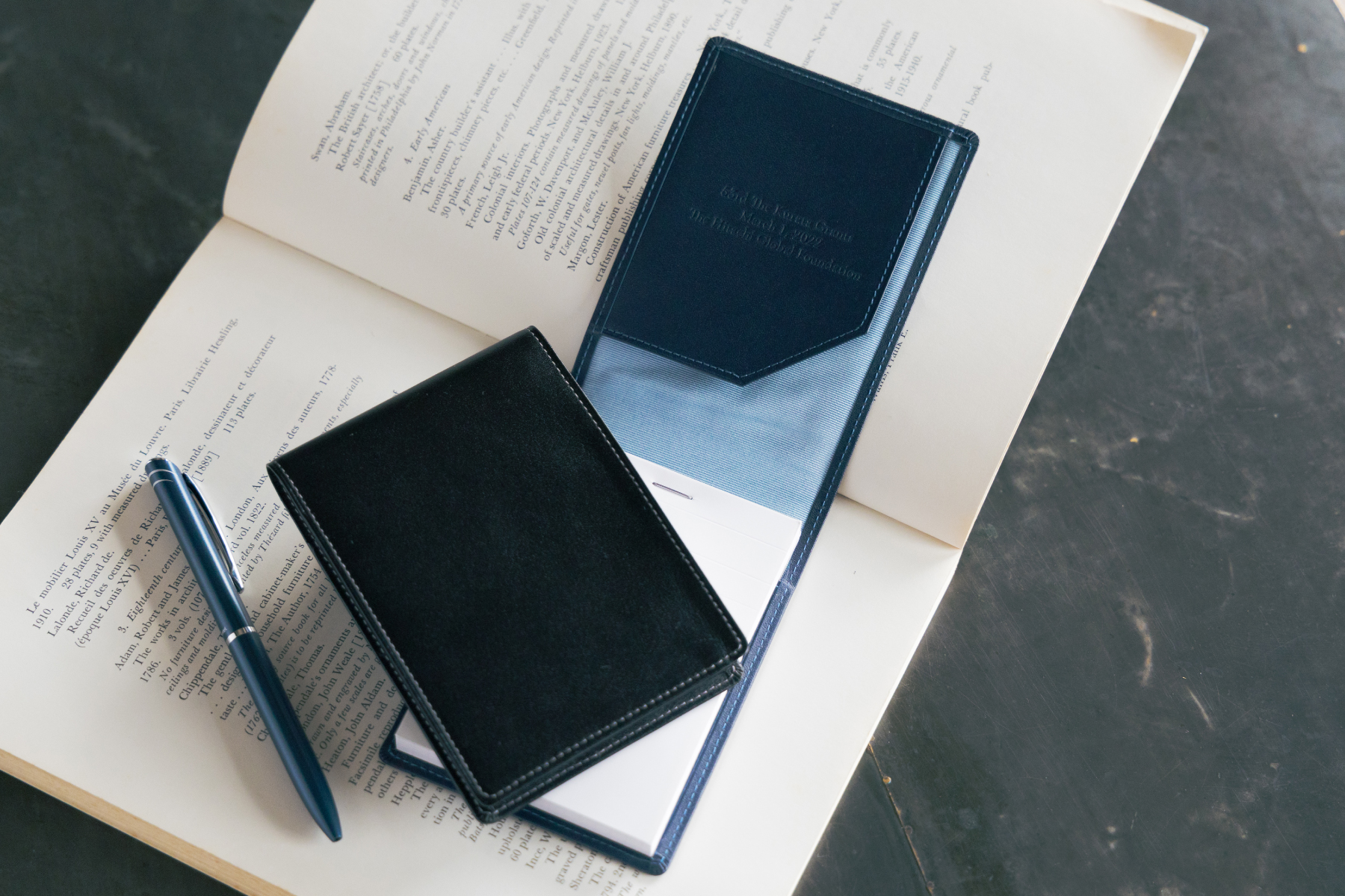 ロディアNo.12革製メモカバー ＜エグゼクティブ＞ ｜名入れ可能