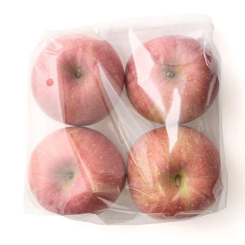 青森県産 葛西さんの葉とらずサンふじりんご 4個 小さめ 700g Green