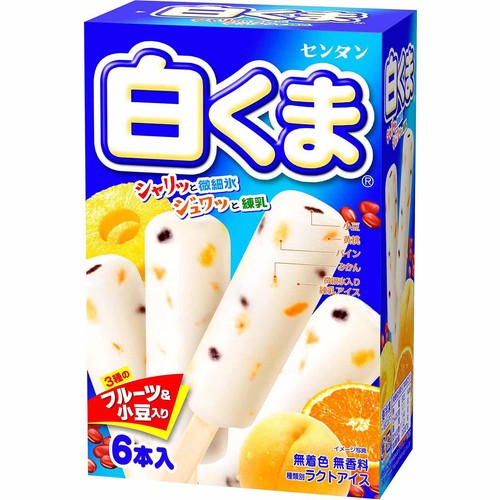 センタン 白くま 55ml x 6本入 Green Beans | グリーンビーンズ by AEON