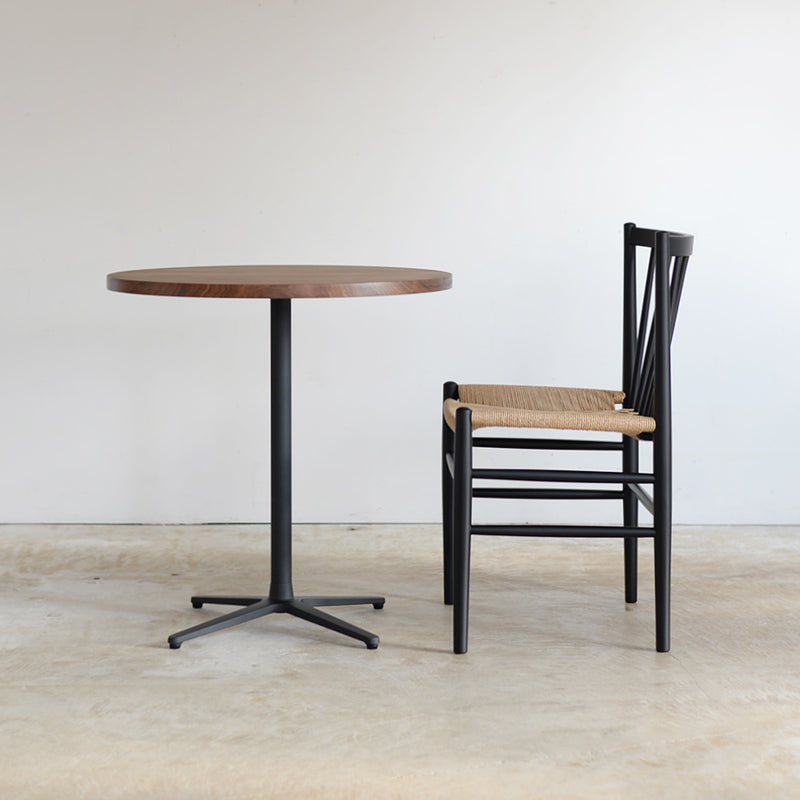 Round Cafe Table Φ700｜ウォルナット無垢材 | 北欧家具 北欧