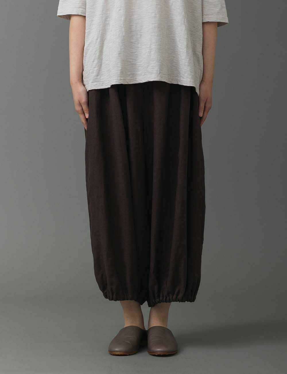 リネンキャンバスパンツ林檎（りんご） | 石見銀山 群言堂オンラインストア