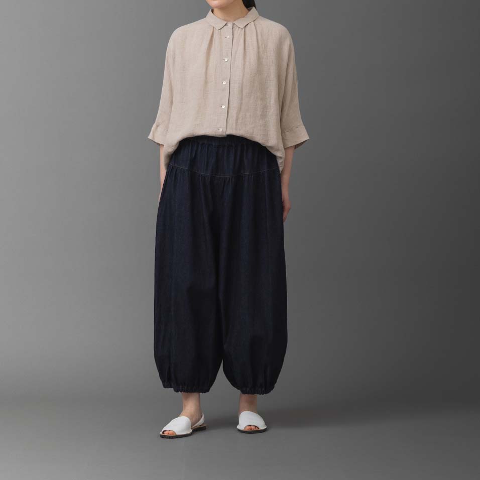 麻ガーゼブラウス日日草（にちにちそう） | 石見銀山 群言堂オンライン