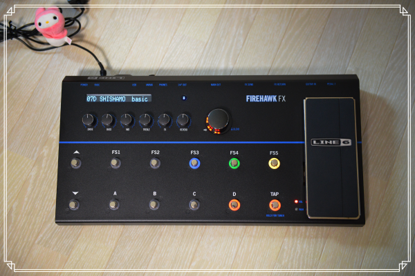 音作りはアプリで！LINE6マルチ FIREHAWK FX | 明日も！ギターブログ