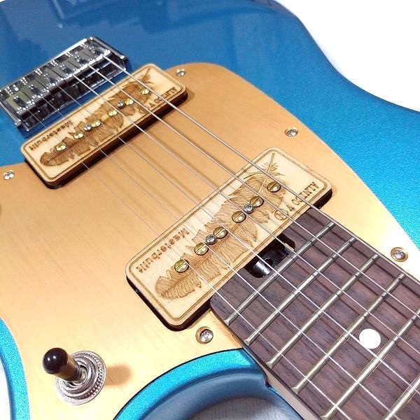 激安ギターピックアップ 調査第23回 Masterbuilt ALNICO V P-90型 木製