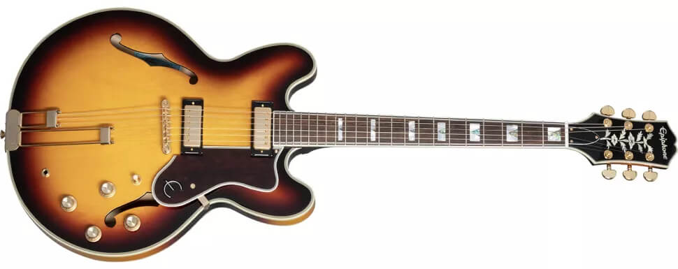 Epiphone updates its Broadway, Casino and Sheraton guitar lineup