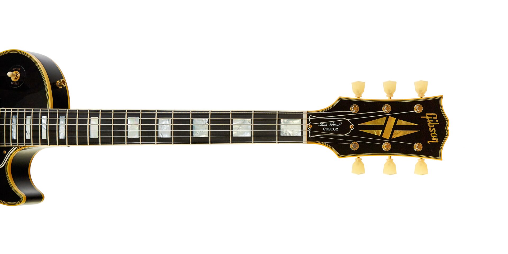 Gibson Custom Shop 1957 Les Paul Custom 3 Pickup Bigsby Ebony (Pre