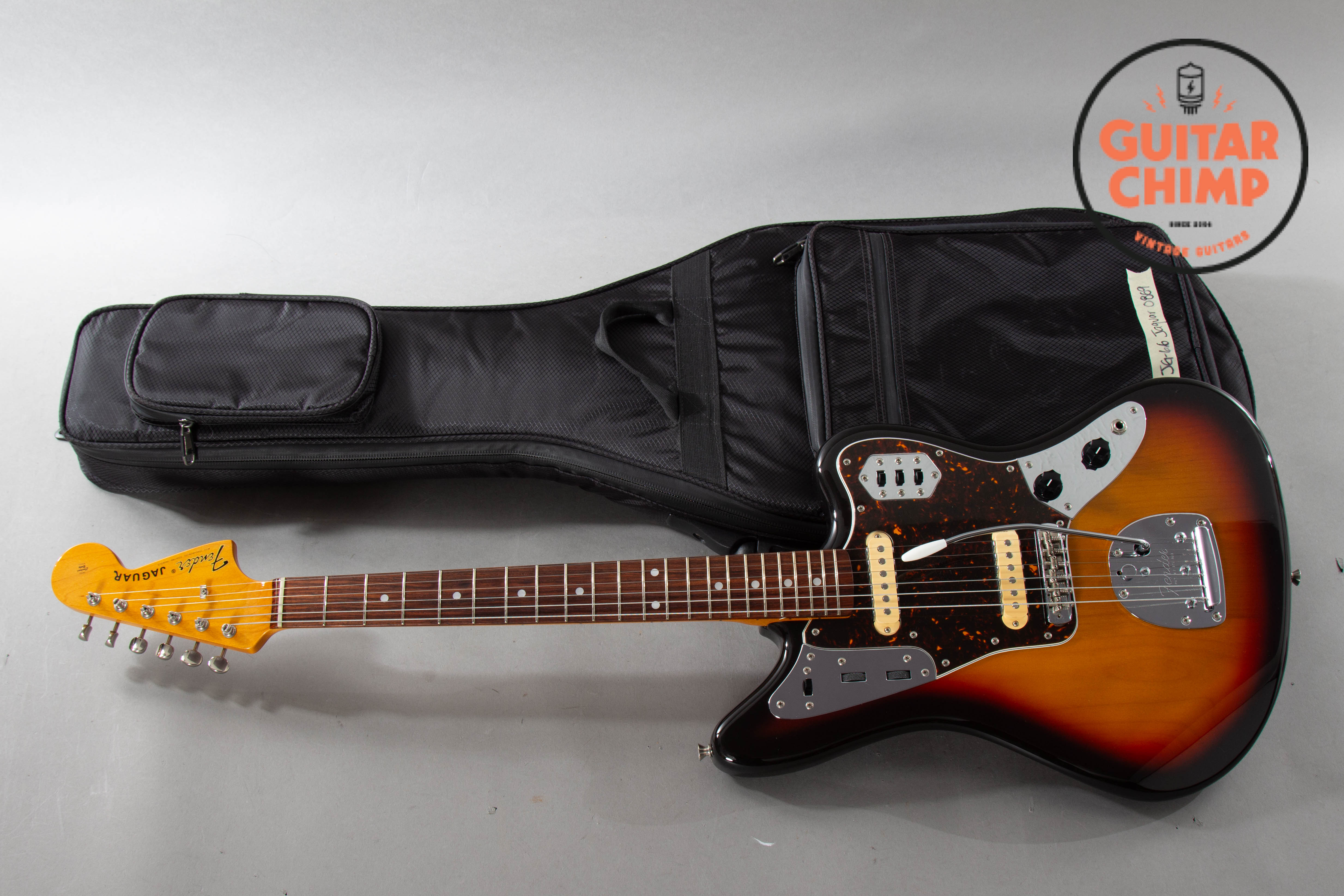 2007 Fender Japan JG66 '62 Reissue Jaguar – 3-Tone Sunburst (MIJ
