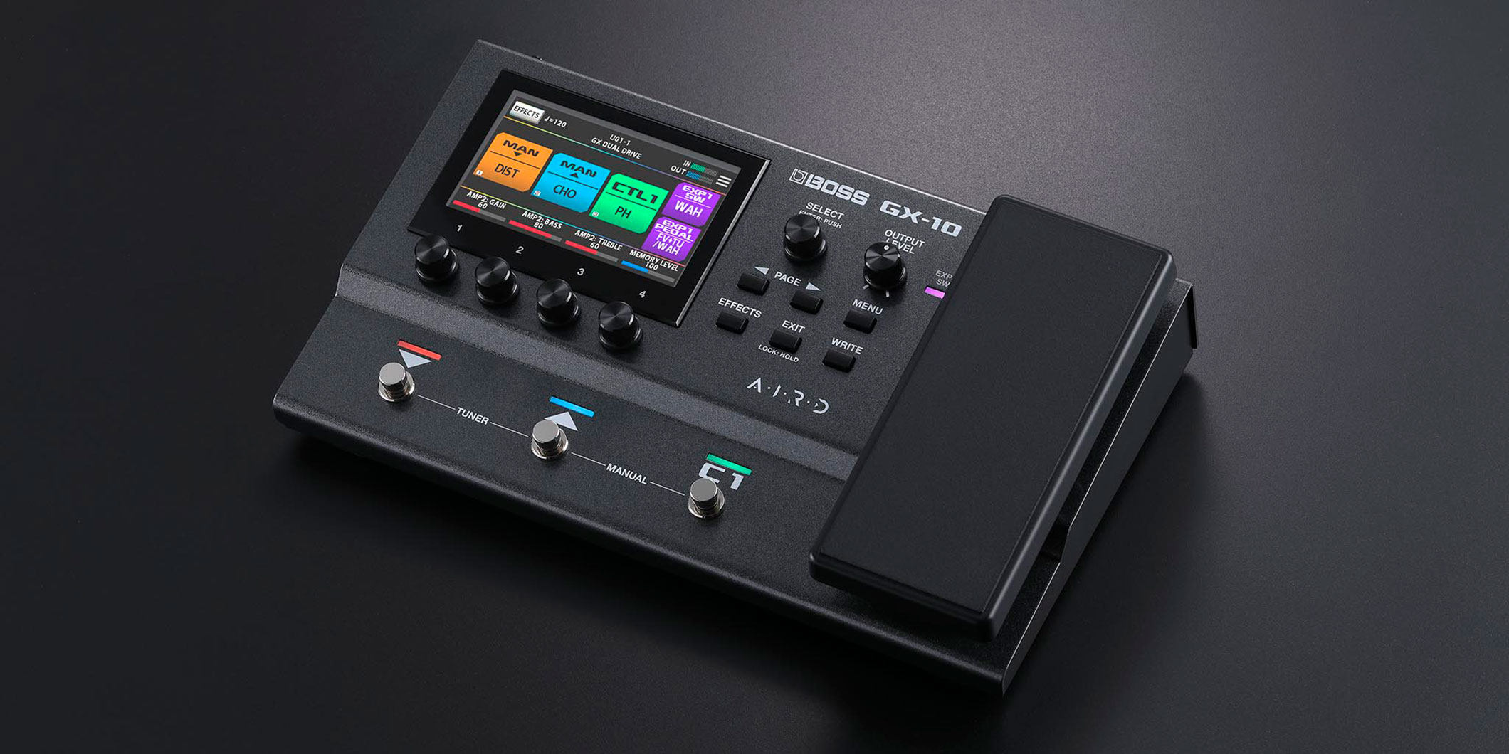 BOSSのマルチ・エフェクター“GX-10”が新登場。小型ながら“GX-100”譲り