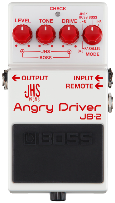 OD/DS】”BOSS × JHS PEDALS” BD2とAngry Charlieを合体させた歪み ”JB