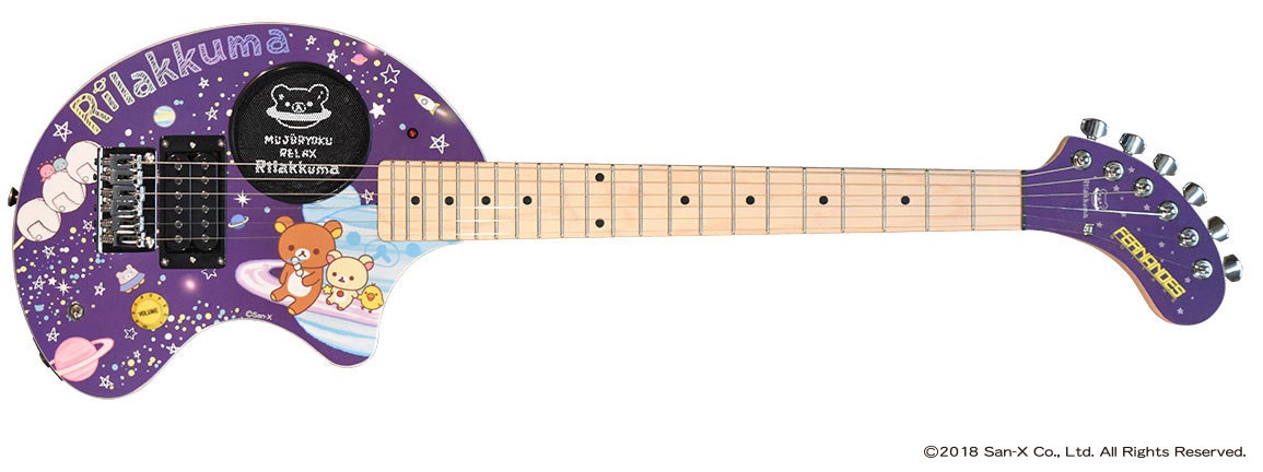 エレキギター】FERNANDES 「リラックマと宇宙」デザインの”ZO-3″ニュー