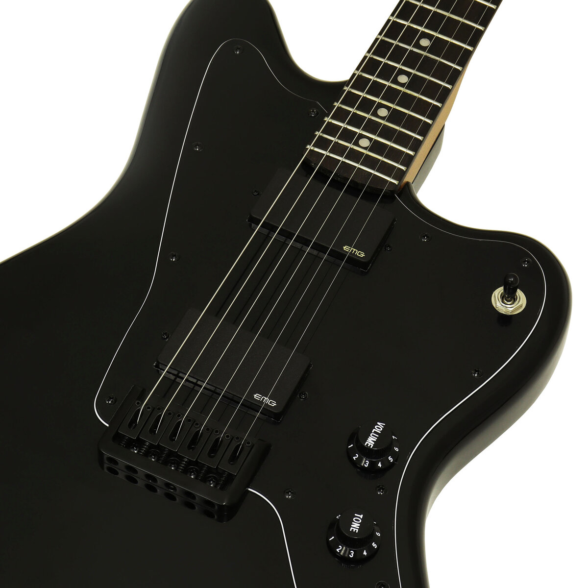 Aria Pro Ⅱ JMG & TEG CORE｜ブラックパーツを採用しEMGピックアップ