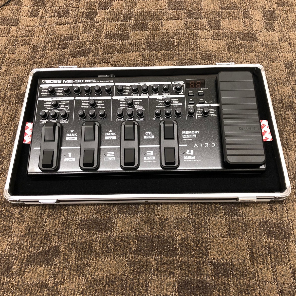 実機レビューあり】BOSS ME-90｜コンパクト・ペダルの操作性と、GT