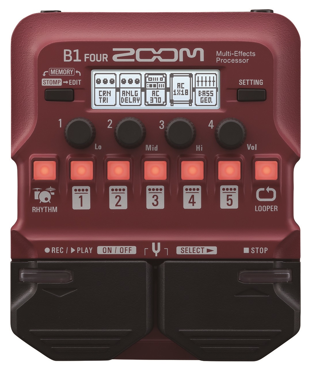 ベース用マルチエフェクター】-ZOOM-軽量コンパクトなベース用マルチ