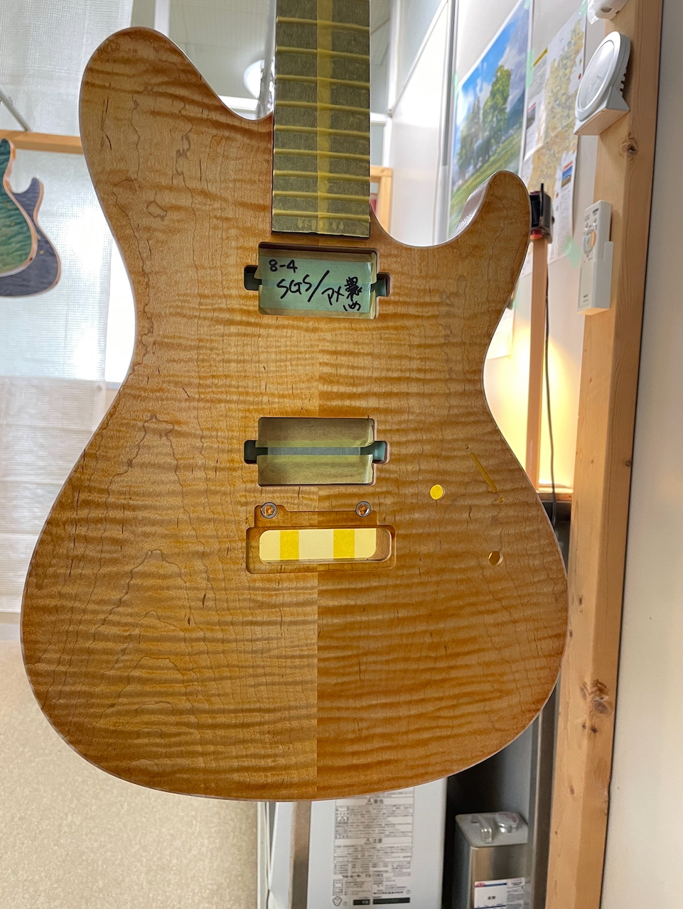 楽器完成】セットネックで製作される至高の1本 Sugi Guitars DS496S IR