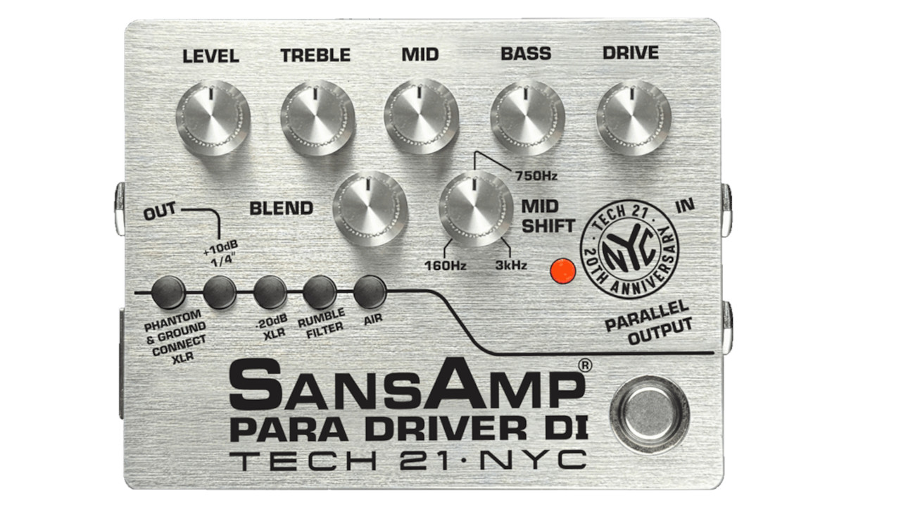 TECH21「SansAmp Para Driver DI」発売20周年記念モデル発売