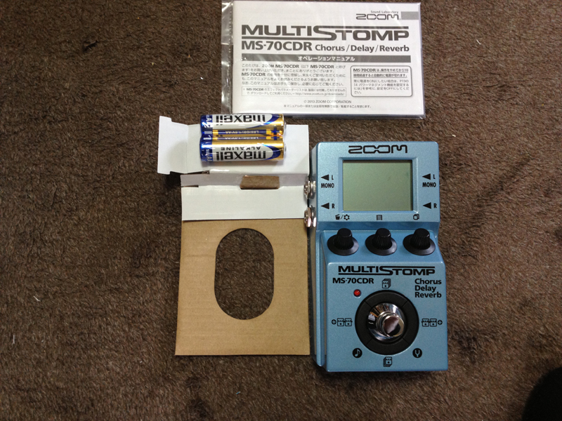 ZOOM MS-70CDR | 酒井 誠・ギタリスト Makoto Sakai