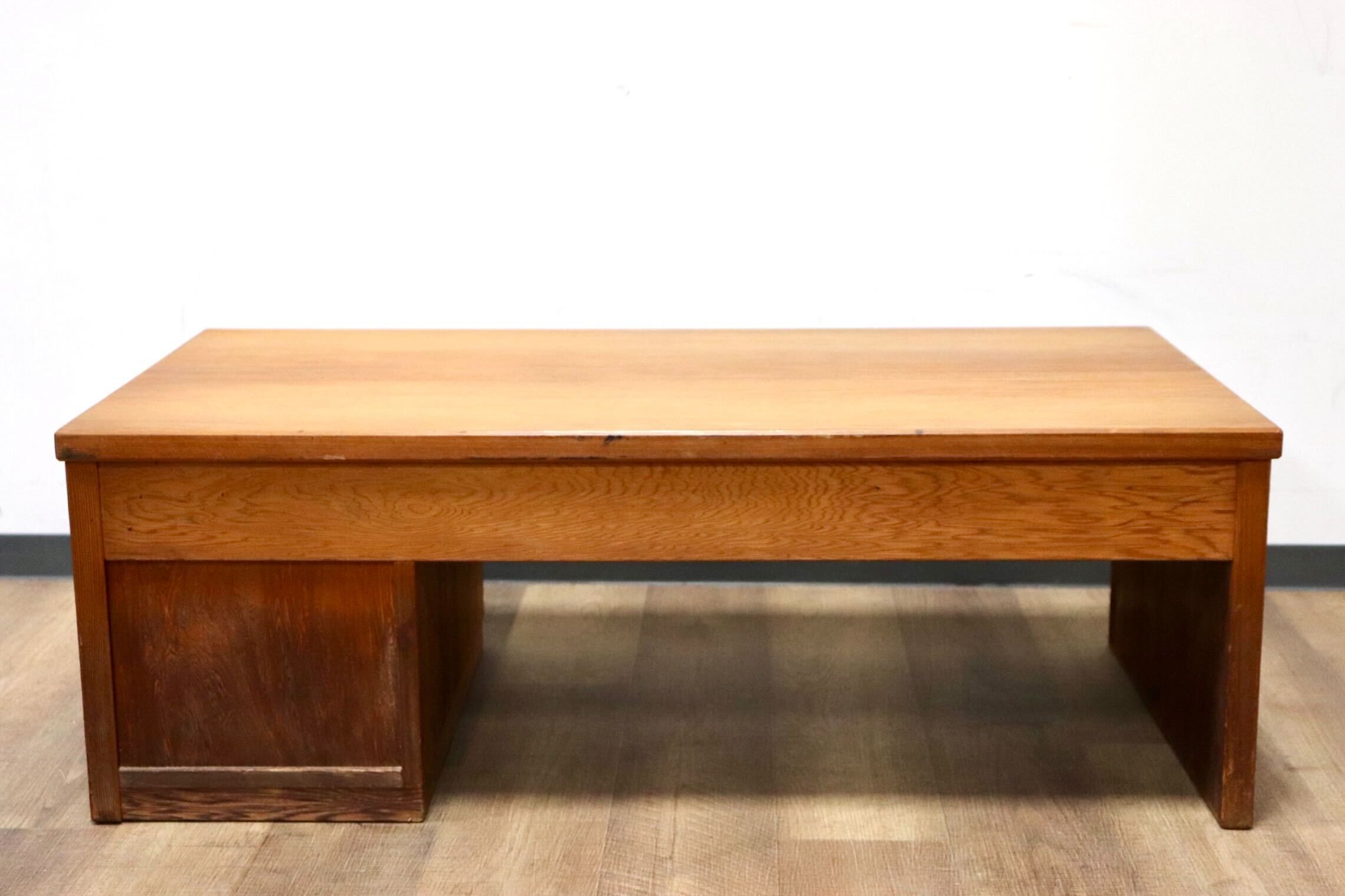 GMGH324A○世界遺産屋久杉 民芸家具 文机 座敷机 座卓 ローテーブル