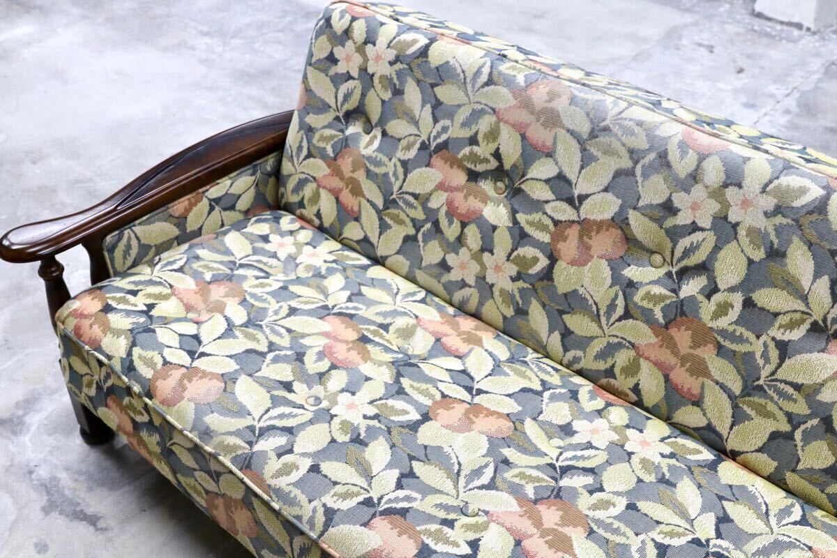 GMHS358○karimoku / カリモク コロニアル ソファベッド 3人掛けソファ