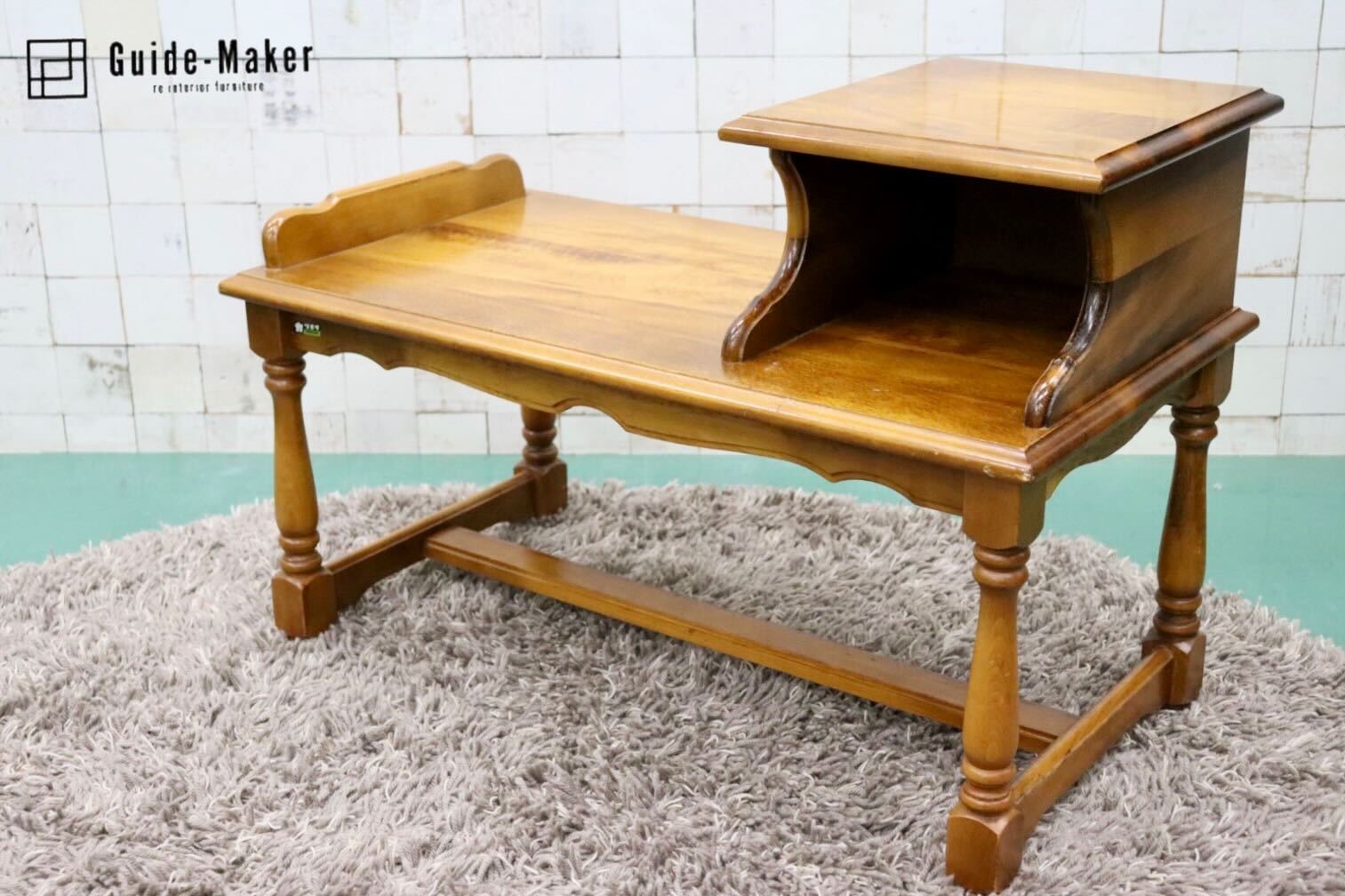 カリモク karimoku 電話台 テレフォンスタンド コロニアル 大きい