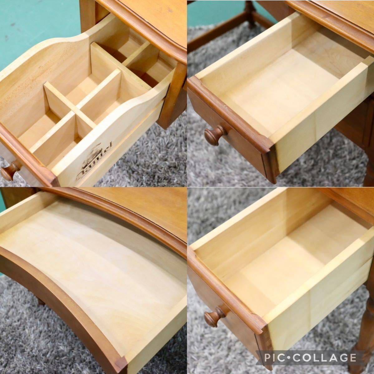 GMFS209○横浜ダニエル / アーリーアメリカン ドレッサー 鏡台 丸型